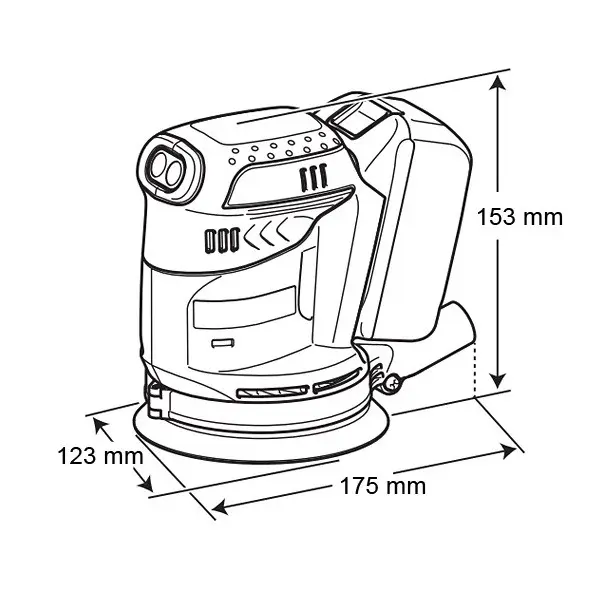 Эксцентриковая шлифовальная машина Makita DBO180Z 18В - фото №2 Эксцентриковая шлифовальная машина Makita DBO180Z 18В - фото №2