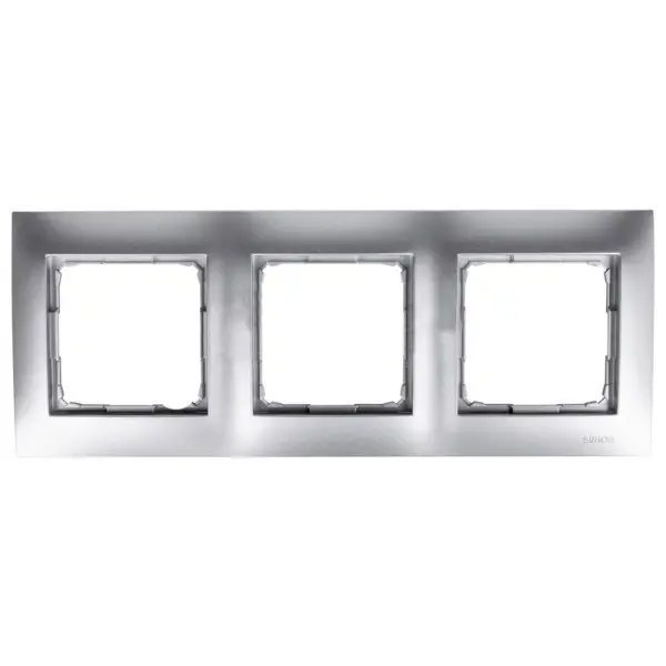 Потрійна рамка Simon Simon 54 Premium DR3/43 (срібло)