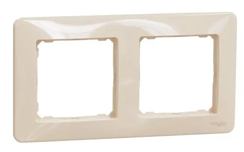 Рамка 2-постовая Schneider Electric Sedna Design бежевая SDD312802