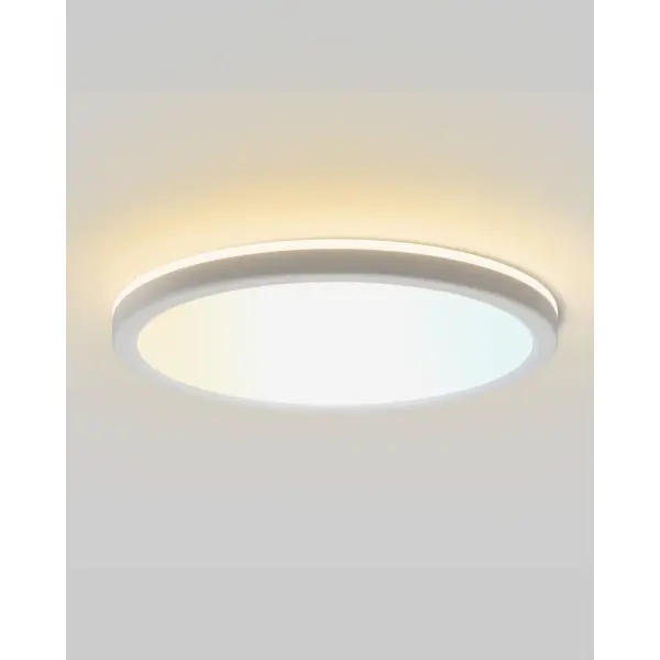 Потолочный светильник Italux PLF-63452-300R-28W-WH Corte LED 1x28W 2800K/4000K/6000K 3000Lm IP20 белый - фото №1