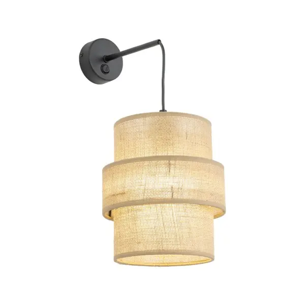 Бра, настенный светильник TK Lighting 5400 Calisto E27 1x15W IP20 бежевый - фото №3