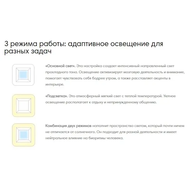 Квадратный светильник Maxus SDL 3-step 9Вт 3000/4100K (1-MAX-01-3-SDL-09-S) - фото №4