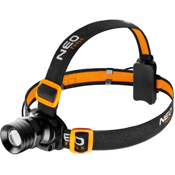 Ліхтарик на голову Neo Tools 99-201 250Лм CREE XPE батарейки 3xAAA із зумуванням