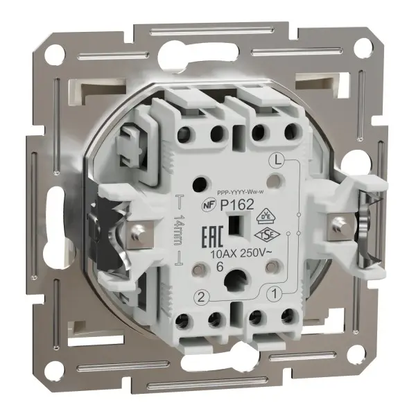 Проходной переключатель Schneider Electric Asfora без рамки кремовый (EPH0470123) - фото №2