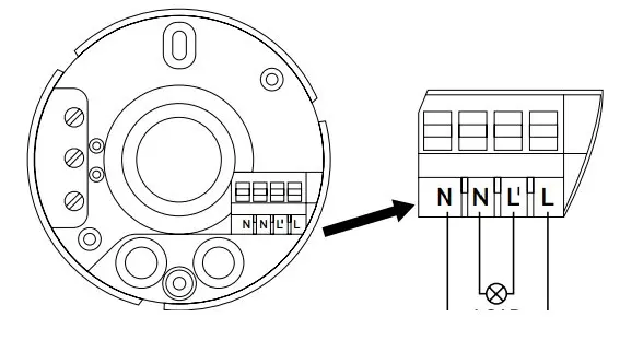 Мікрохвильовий датчик руху E.Next e.sensor.mw.700.white 360° IP20 білий (s061021) - фото №3