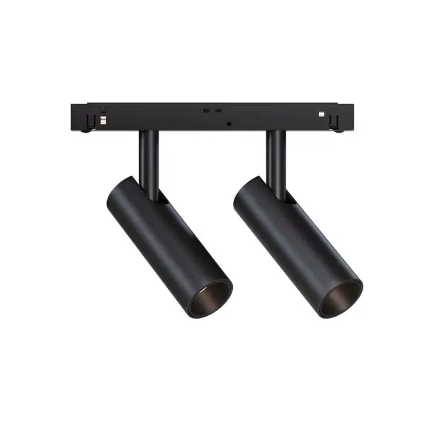 Магнитный трековый светильник Kloodi KDMG-SPOT35 2x7W 4K BK LED 1120Lm IP20 черный Магнитный трековый светильник Kloodi KDMG-SPOT35 2x7W 4K BK LED 1120Lm IP20 черный