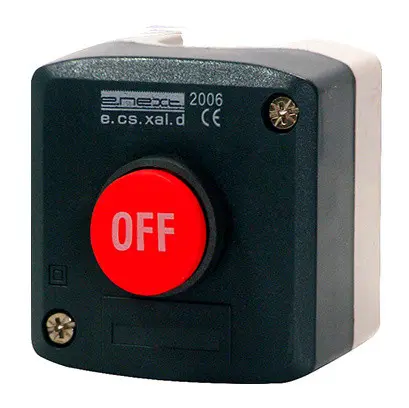 Пост управління з опуклою кнопкою "OFF" E.Next
