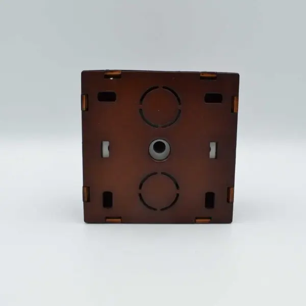 Выключатель Nilson Themis орех 1кл ( 26271001 ) - фото №3