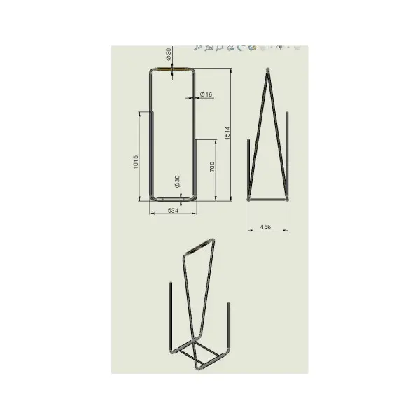 Торшер Pikart 23101-2 Скріпка - фото №3