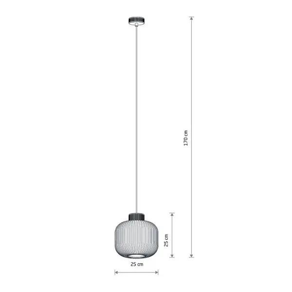 Подвесной светильник, люстра Nowodvorski 11966 Aurora E27 1x25W IP20 бежевый - фото №1