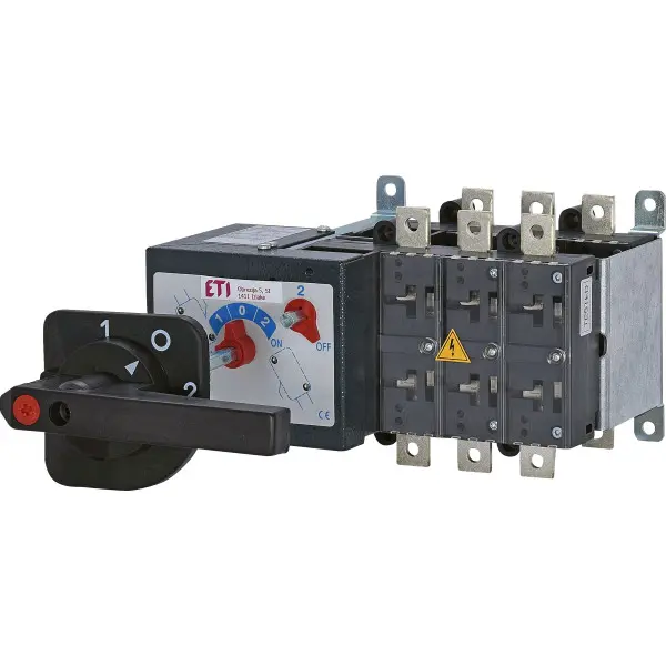 Переключатель нагрузки Eti LA CO 3P 2/D 250A 1-0-2 с выносной рукояткой (4667002) Переключатель нагрузки Eti LA CO 3P 2/D 250A 1-0-2 с выносной рукояткой (4667002)