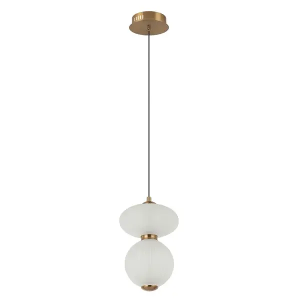 Подвесной светильник, люстра Italux PND-8545-2-AB-WH Nico LED 2x8W 3000K 825Lm IP20 белый Подвесной светильник, люстра Italux PND-8545-2-AB-WH Nico LED 2x8W 3000K 825Lm IP20 белый