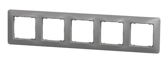 Рамка 5-местная Schneider Electric Sedna Design алюминий SDD313805 - фото №4