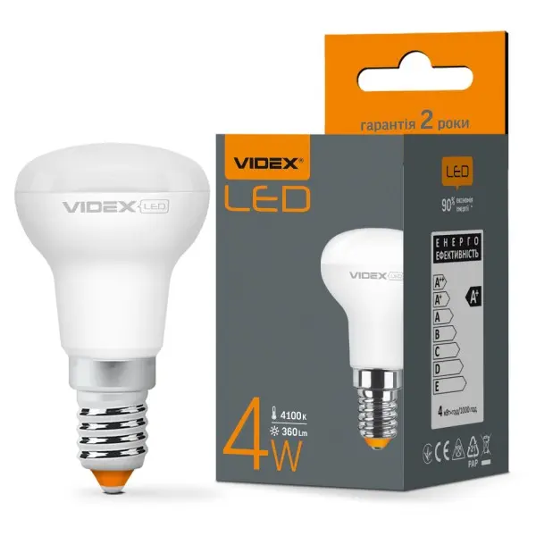 Светодиодная лампа Videx R39e E14 4Вт 4100K (VL-R39e-04144) - фото №1