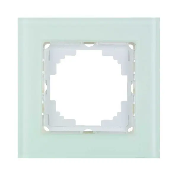 Рамка Nilson Alegra скло біле 1-на ( 25WH0091 )