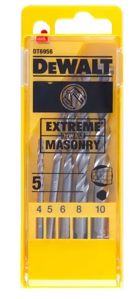 Набір свердлів з цегли та бетону DeWALT DT6956 Extreme