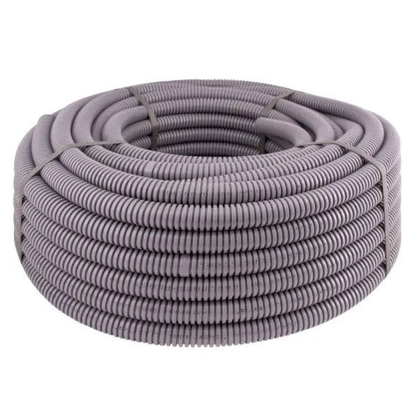 Гофрована труба E.Next e.g.tube.stand.19.25.p ПВХ з протяжкою 19/25 50м (s028014)