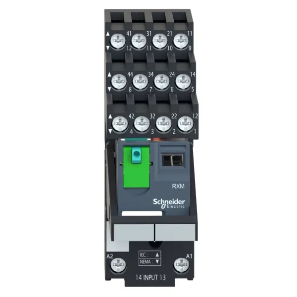 Цоколь Schneider Electric Harmony RXM4AB2BDPVS 6А 4 CO 24В DC - фото №5