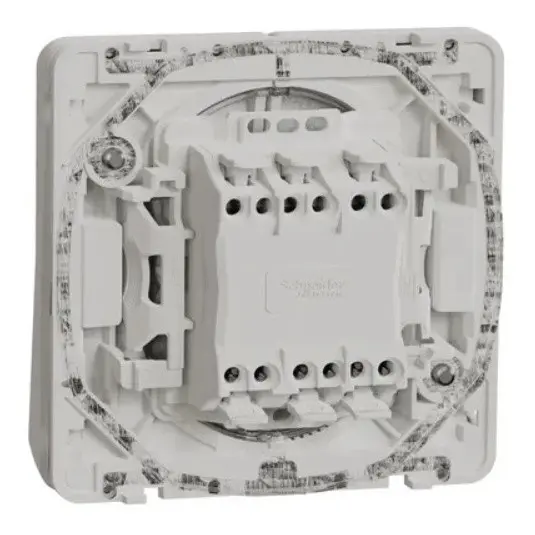 Проходной 2-клавишный переключатель Schneider Electric MUR39022 (сх.6+6) IP55 (белый) - фото №1 Проходной 2-клавишный переключатель Schneider Electric MUR39022 (сх.6+6) IP55 (белый) - фото №1