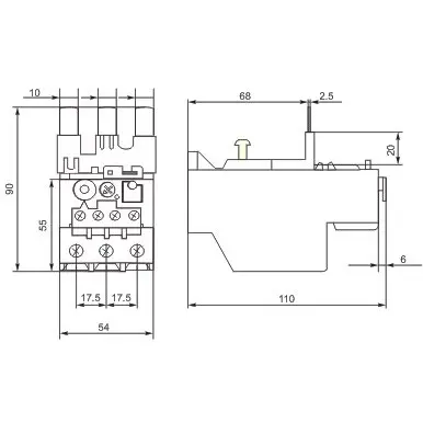 Тепловое реле Promfactor FTR80B 29-42А (FTR80B04200) - фото №2