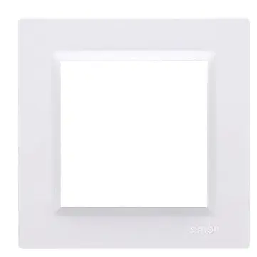 Рамка одинарна горизонтальна Simon 10 біла