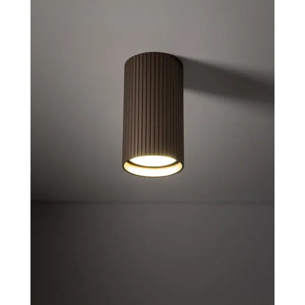 Точечный светильник TK Lighting 11027 Tune S GU10 1x10W IP20 коричневый - фото №1
