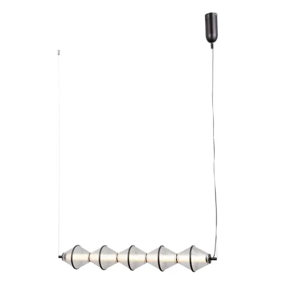 Подвесной светильник, люстра Italux PND-34395-5-BK Fuente LED 5x25W 3000K 1576Lm IP20 черный - фото №2