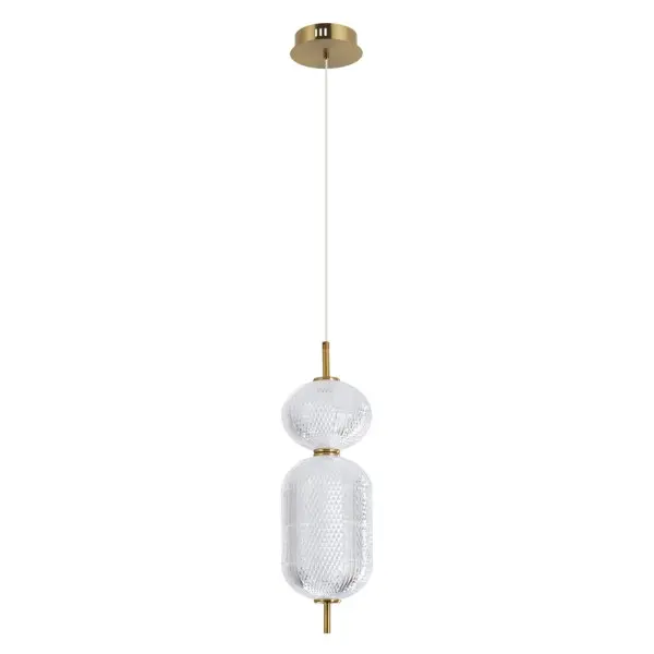 Подвесной светильник, люстра Italux PND-81438-1C-GD Corado LED 1x15W 3000K 1647Lm IP20 золотой