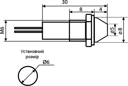 Сигнальная арматура Аско-Укрем AD22C-6 220В АС красная (A0140030097) - фото №4 Сигнальная арматура Аско-Укрем AD22C-6 220В АС красная (A0140030097) - фото №4