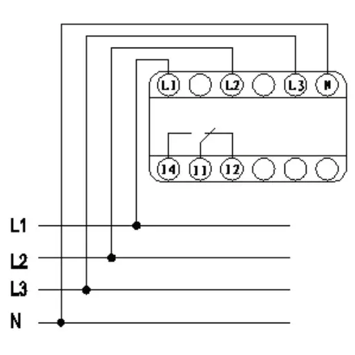 Реле напруги NOARK Ex9JP-11 AC230V (110244) - фото №1