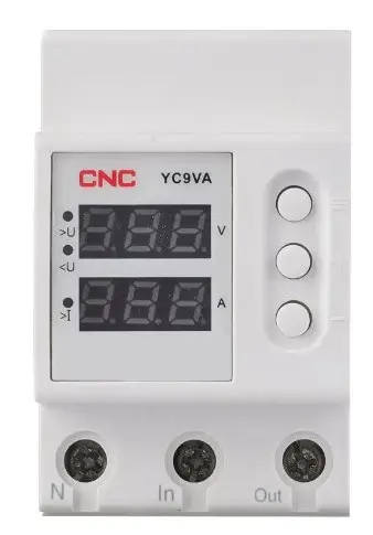 Реле контролю напруги CNC YC9VA AC 230В 63А (Б00043178) - фото №1