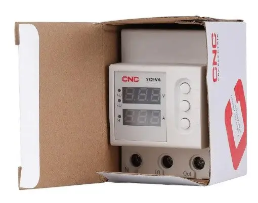 Реле контролю напруги CNC YC9VA AC 230В 63А (Б00043178) - фото №7