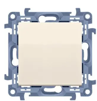 Одинарний натискний вимикач Kontakt Simon Simon 10 CP1.01/41 (кремовий)