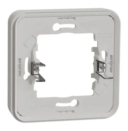 Одномісна рамка Schneider Electric MUR39108 із затискачами IP55 (біла) - фото №1 Одномісна рамка Schneider Electric MUR39108 із затискачами IP55 (біла) - фото №1
