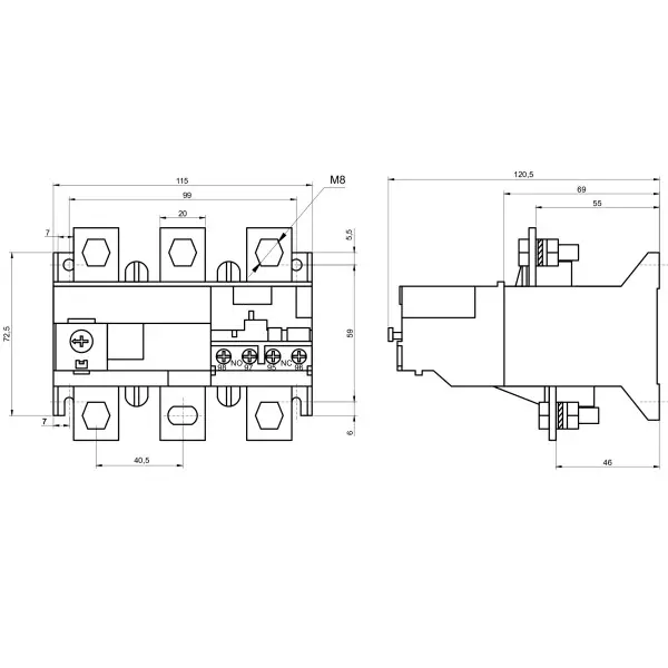 Теплове реле Promfactor FTR 630 200-330А (FTR630330) - фото №1 Теплове реле Promfactor FTR 630 200-330А (FTR630330) - фото №1