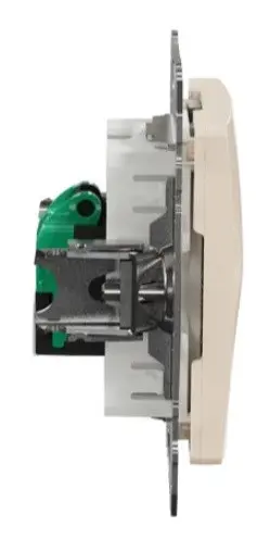 Комп'ютерна розетка Schneider Electric Sedna Design & Elements RJ45 кат. 5е UTP бежева SDD112451 - фото №2 Комп'ютерна розетка Schneider Electric Sedna Design & Elements RJ45 кат. 5е UTP бежева SDD112451 - фото №2