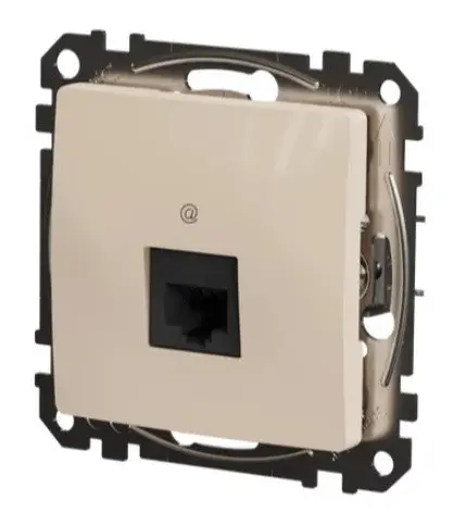 Комп'ютерна розетка Schneider Electric Sedna Design & Elements RJ45 кат. 5е UTP бежева SDD112451 - фото №4 Комп'ютерна розетка Schneider Electric Sedna Design & Elements RJ45 кат. 5е UTP бежева SDD112451 - фото №4
