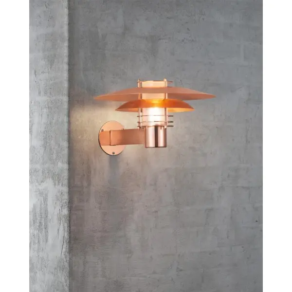 Вуличний світильник Nordlux 24381030 Phoenix E27 1x16W IP54 мідний - фото №1
