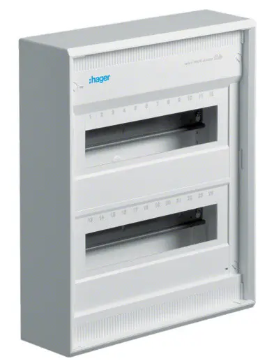 Щит накладний Volta VA24CN на 24(28) модулів Hager