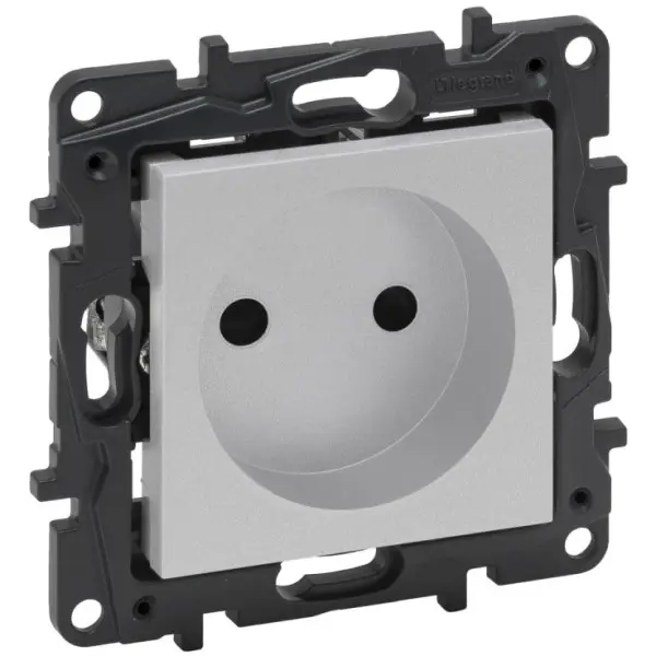 Розетка Legrand Niloe Step 16А 250В гвинтовий механізм алюміній (863319)