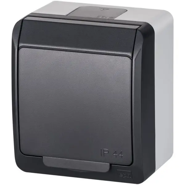 Розетка Elektro Plast 0324-7 Hermes 1 IP44 антрацит