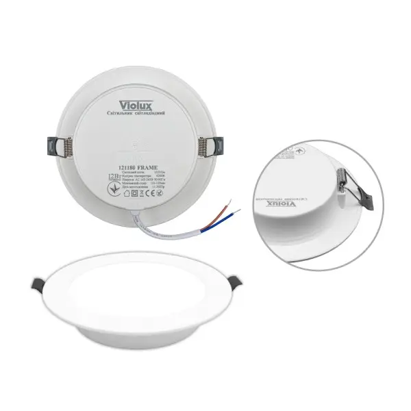 Светильник LED даунлайт Violux FRAME 12W 4200K круг IP20 ( 120080 ) - фото №5
