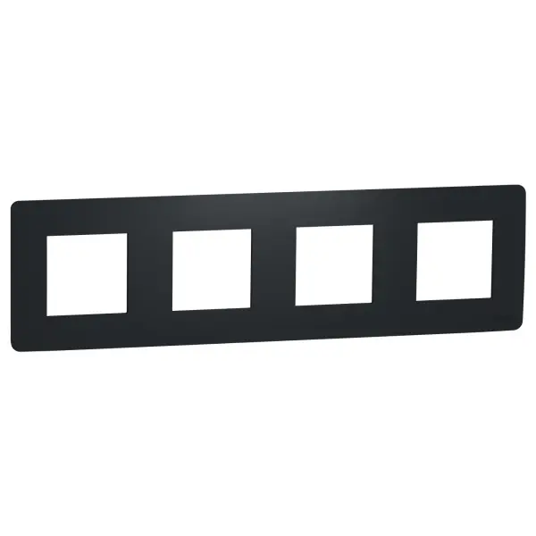 Чотирьохпостова рамка Schneider Electric NU200854 (антрацит) Чотирьохпостова рамка Schneider Electric NU200854 (антрацит)