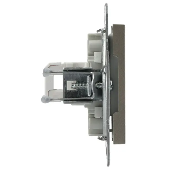 Розетка комп'ютерна без рамки 5.e UTP бронза Asfora, EPH4300169 - фото №2 Розетка комп'ютерна без рамки 5.e UTP бронза Asfora, EPH4300169 - фото №2