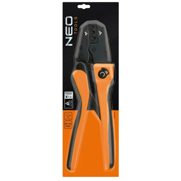 Кримпер Neo Tools 01-502 для обжима неизолированных наконечников 22-12 AWG - фото №1