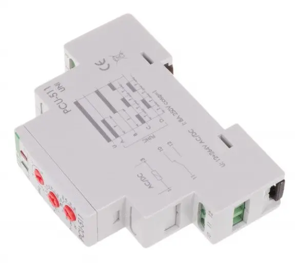Электронное реле времени F&F PCU-511UNI 12-264В AC/DC 8А - фото №4