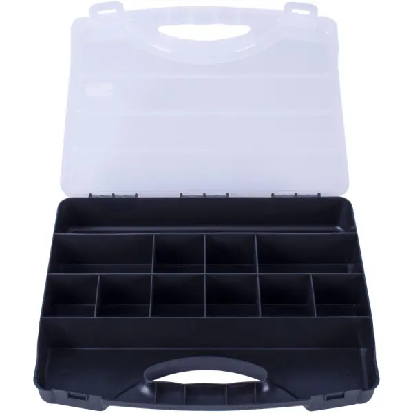 Пластиковий органайзер E.Next e.toolbox.pro.13, 12,5" 320x255x50мм (t011013) - фото №1 Пластиковий органайзер E.Next e.toolbox.pro.13, 12,5" 320x255x50мм (t011013) - фото №1