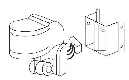 Инфракрасный датчик движения E.Next e.sensor.pir.13.black 270° IP44 черный (s061019) - фото №2