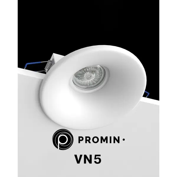 Точечный светильник Promin Silk VN5 GU10/GU5.3 1x10W IP20 Wh - фото №1 Точечный светильник Promin Silk VN5 GU10/GU5.3 1x10W IP20 Wh - фото №1