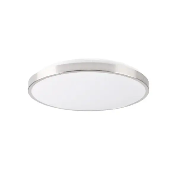 Стельовий світильник Goldlux 314895 Kern Led 1x24W 4000K 2500Lm IP20 нікелевий Стельовий світильник Goldlux 314895 Kern Led 1x24W 4000K 2500Lm IP20 нікелевий